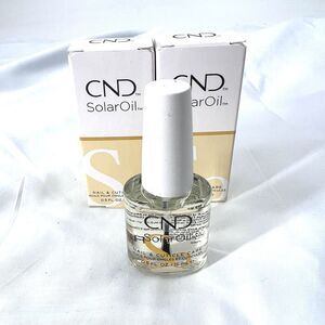 CND Solar Oil 0.5 oz/ 15 mL - Nail & Cuticle Conditioner Treatment - LOT OF 2